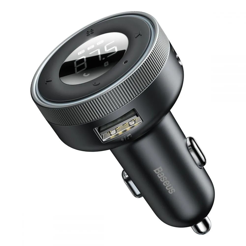 Modulatore FM Bluetooth Baseus Enjoy, 2 x USB-A - 1 x microSD - 1 x AUX CCLH-01 - immagine 1