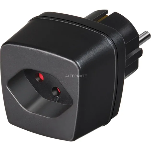 1508480 adattatore e invertitore Interno Nero, Adattatore presa - immagine 1