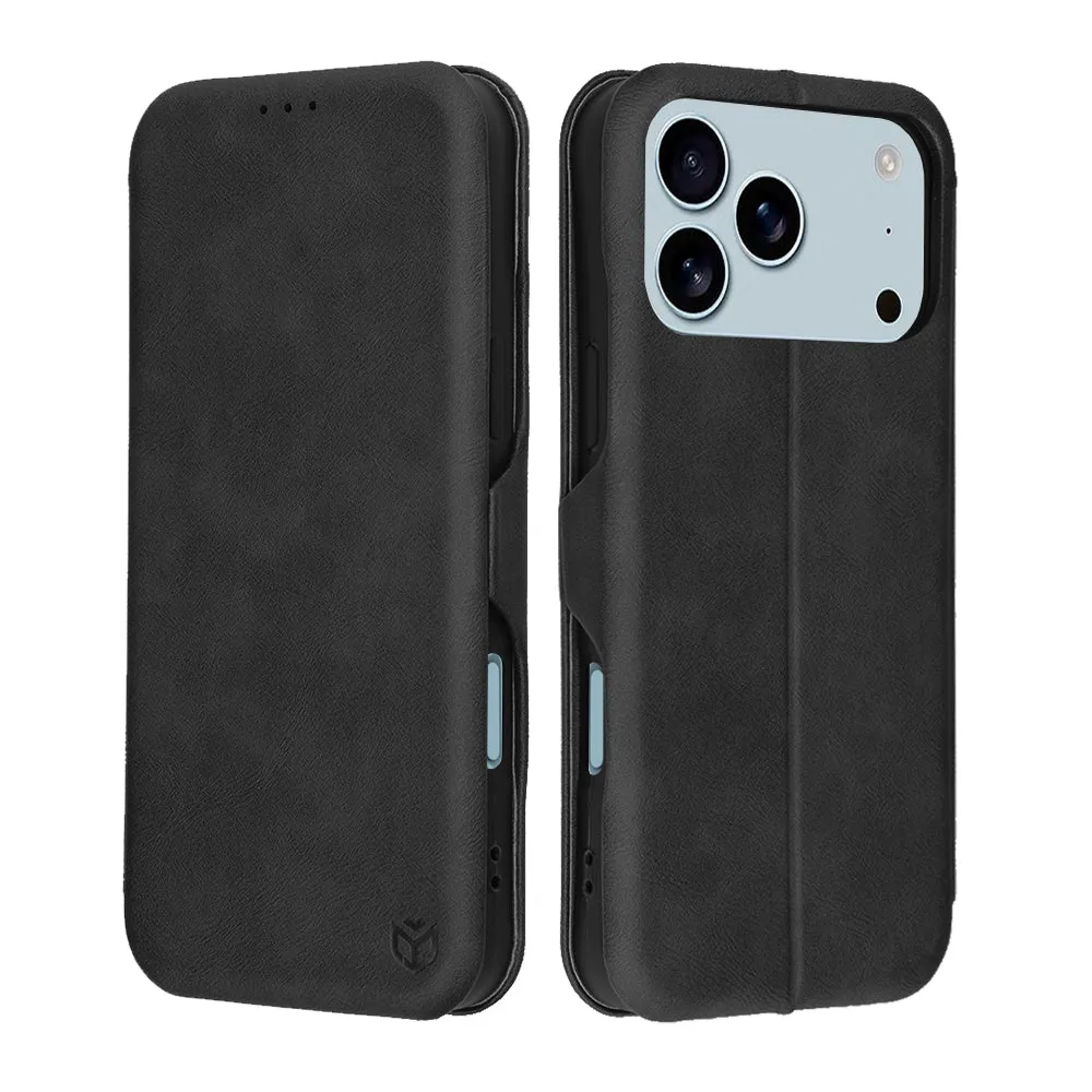 Custodia per Apple iPhone 17 Pro, Techsuit, Safe Wallet Plus, Nera - immagine 1