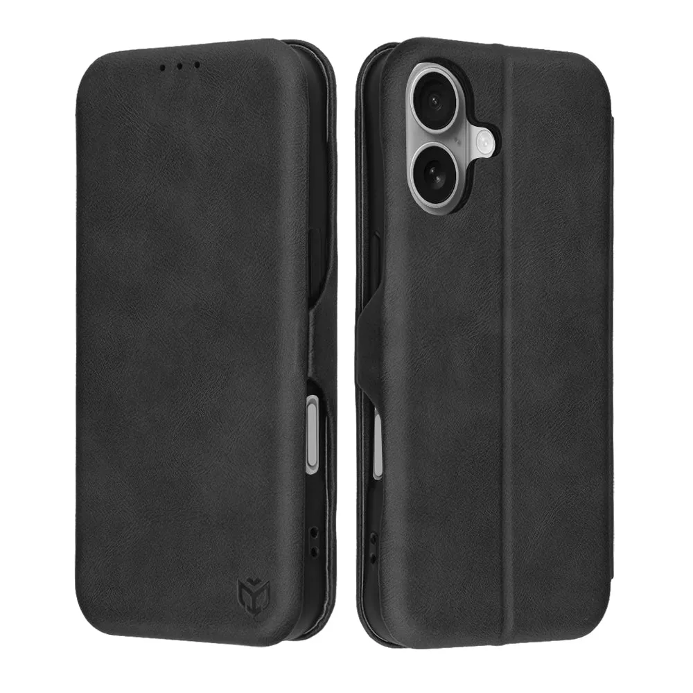 Custodia per Apple iPhone 17, Techsuit, Safe Wallet Plus, Nera - immagine 1