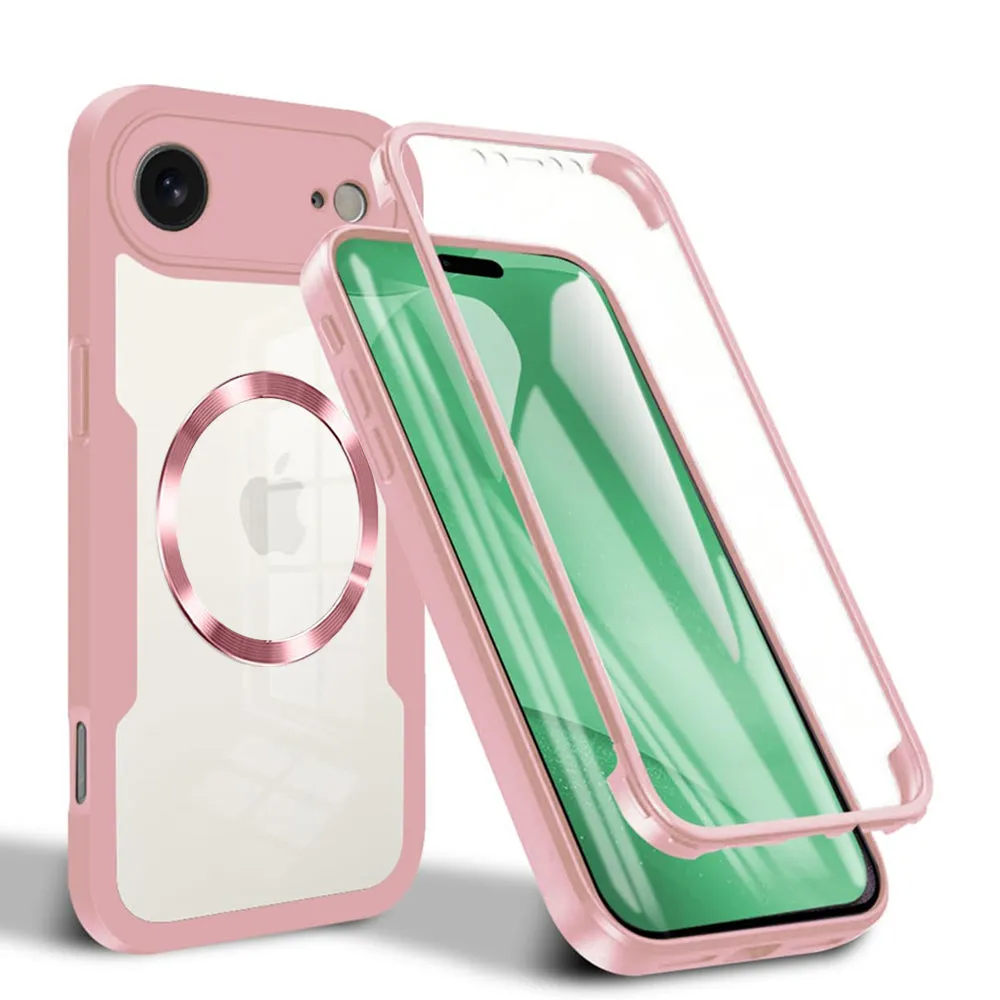 Custodia MagSafe per Apple iPhone 17 Air, Techsuit, ColorVerse 360, Rosa - immagine 1