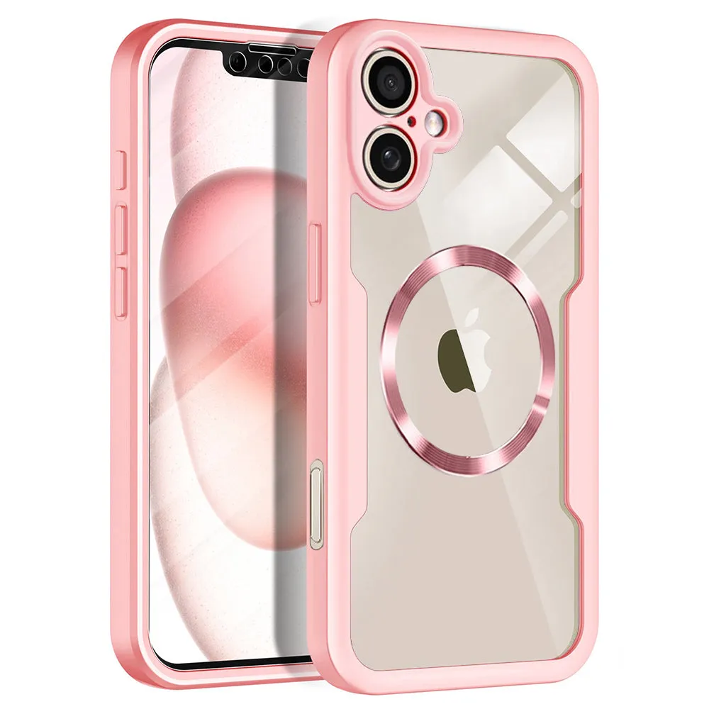 Custodia MagSafe per Apple iPhone 17, Techsuit, ColorVerse 360, Rosa - immagine 1