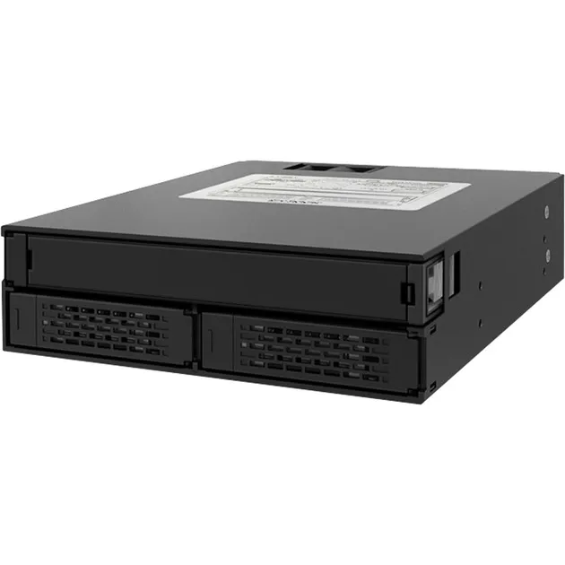 MB994IPO-3SB pannello drive bay 2x 2,5" Vassoio per unità di memorizzazione Nero, Inquadramento - immagine 1