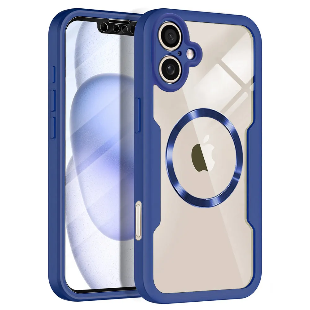 Custodia MagSafe per Apple iPhone 17, Techsuit, ColorVerse 360, Blu - immagine 1