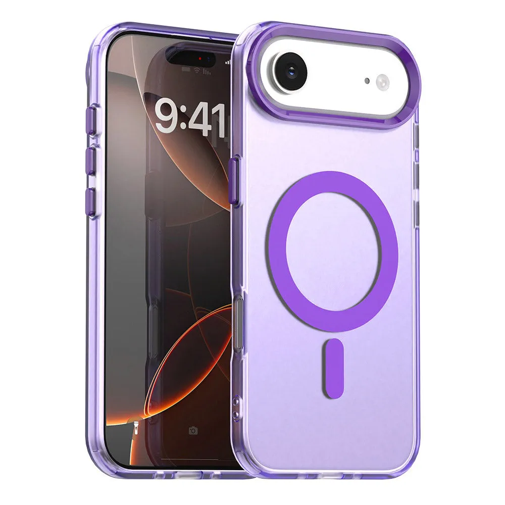Custodia MagSafe per Apple iPhone 17 Air, Techsuit, CandyCase, Viola - immagine 1