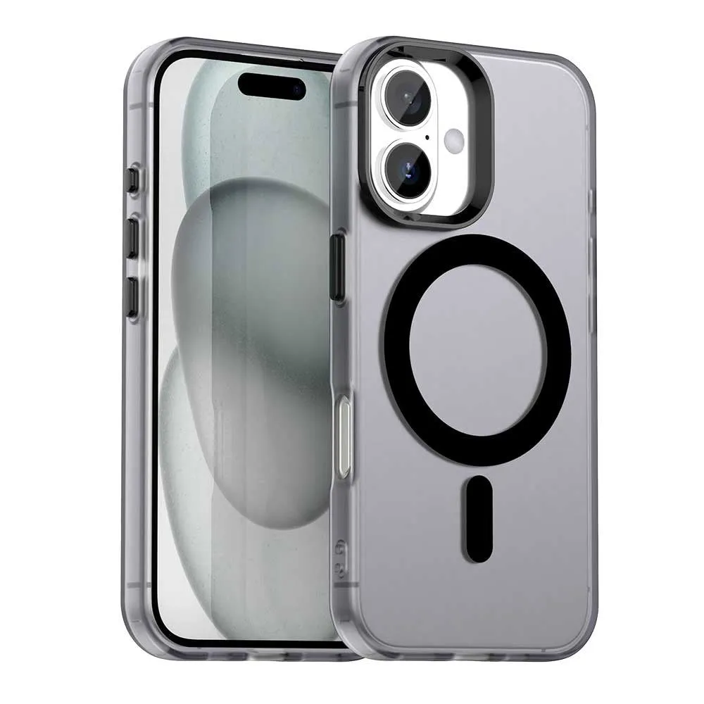 Custodia MagSafe per Apple iPhone 17, Techsuit, CandyCase, Nera - immagine 1
