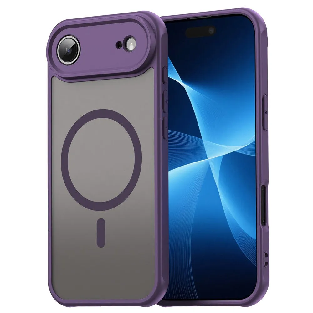 Custodia MagSafe per Apple iPhone 17 Air, Techsuit, HaloFrost II, Viola - immagine 1