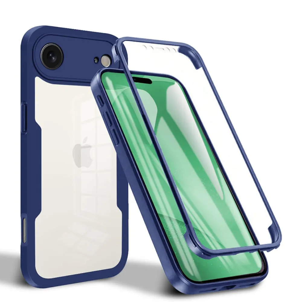 Custodia per Apple iPhone 17 Air, Techsuit, ColorVerse 360, Blu - immagine 1