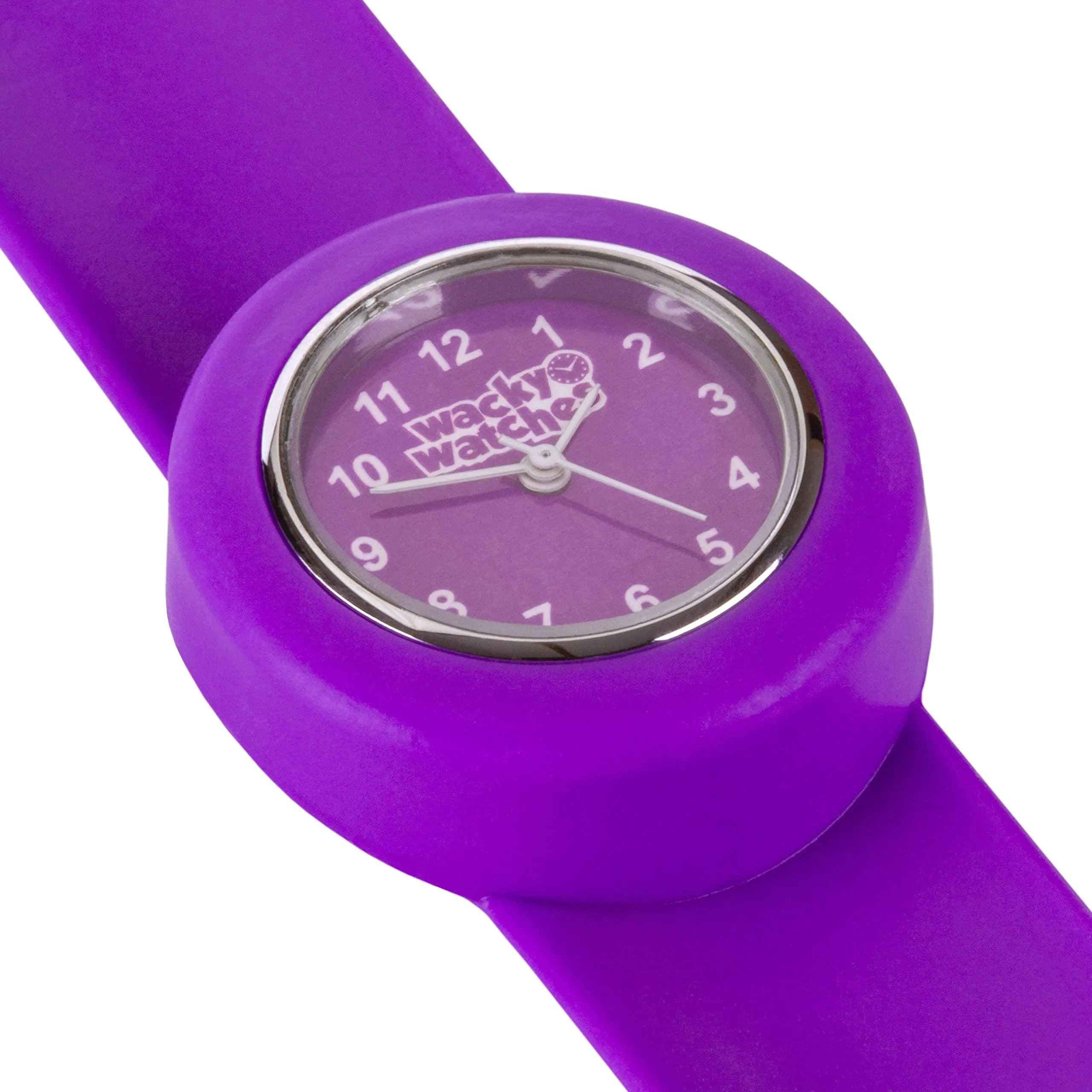 Popwatch Slapwatch, orologio per bambini con cinturino in silicone, facile da indossare, per imparare a leggere l’ora - immagine 2