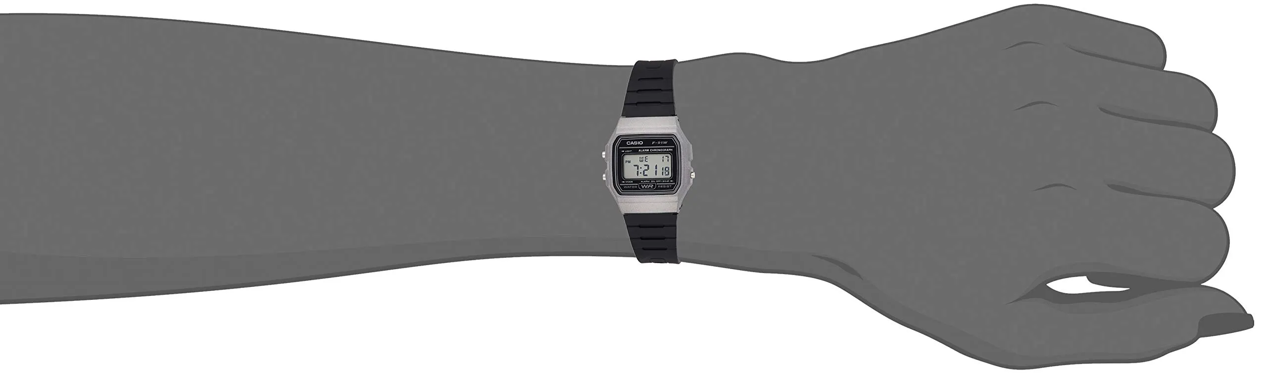 Casio Orologio Unisex F-91WM-1BEF - immagine 4