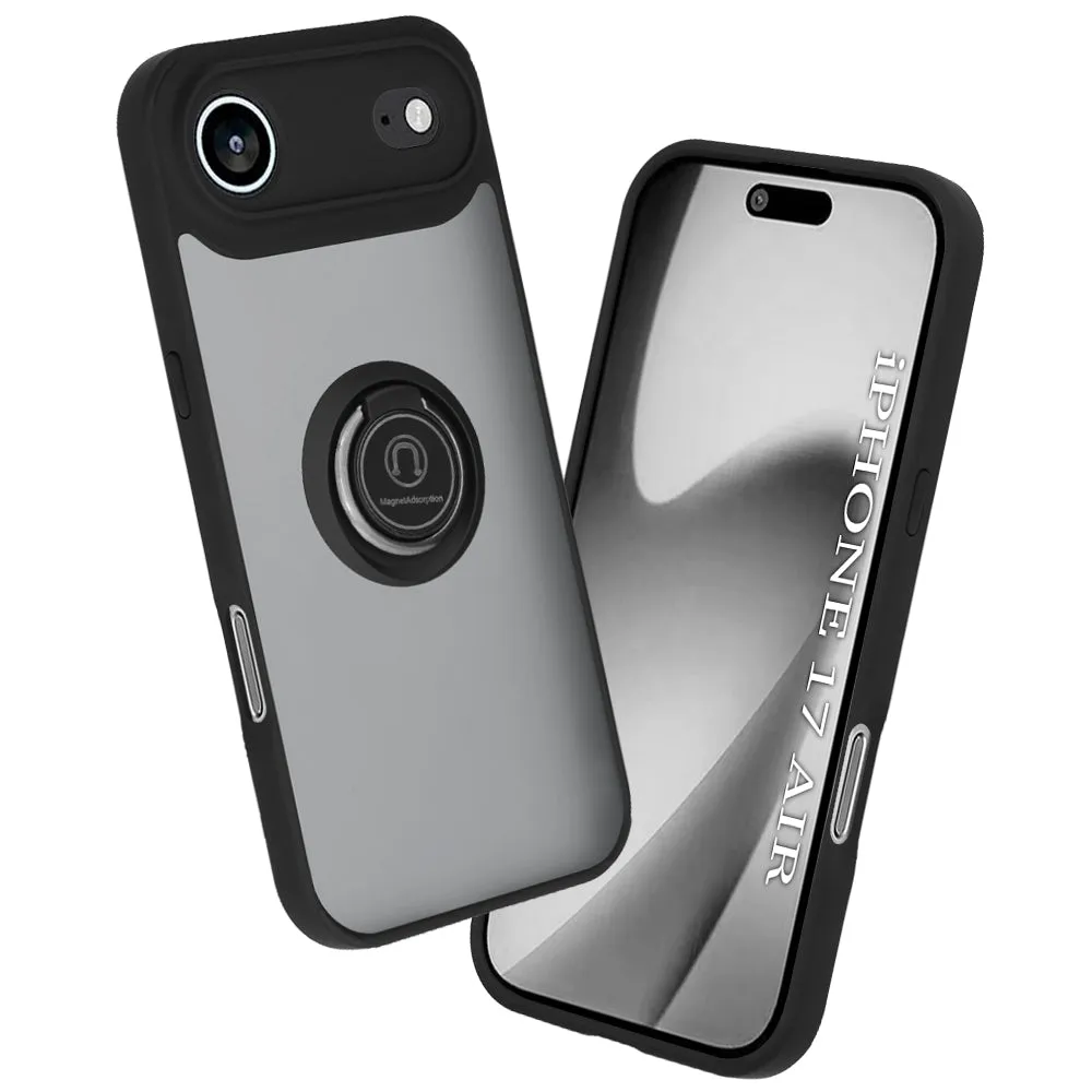 Custodia per Apple iPhone 17 Air, Techsuit, Glinth, Nera - immagine 1