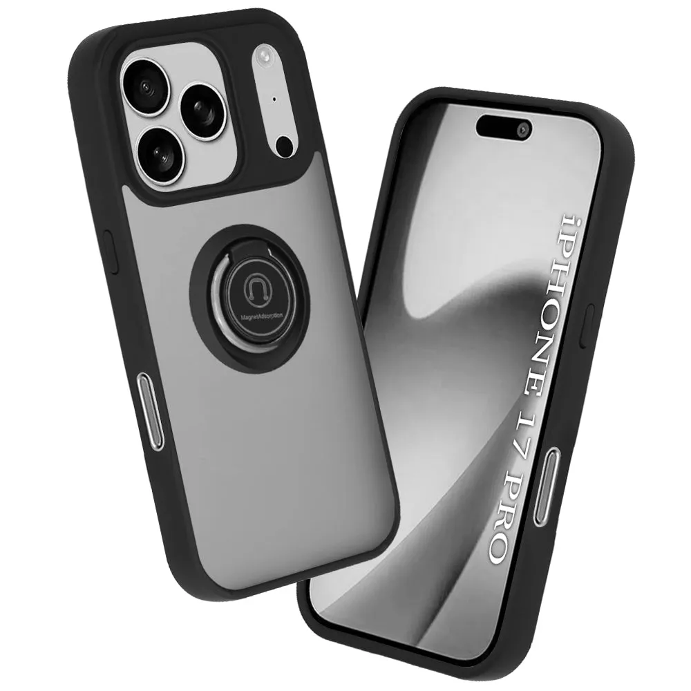 Custodia per Apple iPhone 17 Pro, Techsuit, Glinth, Nera - immagine 1