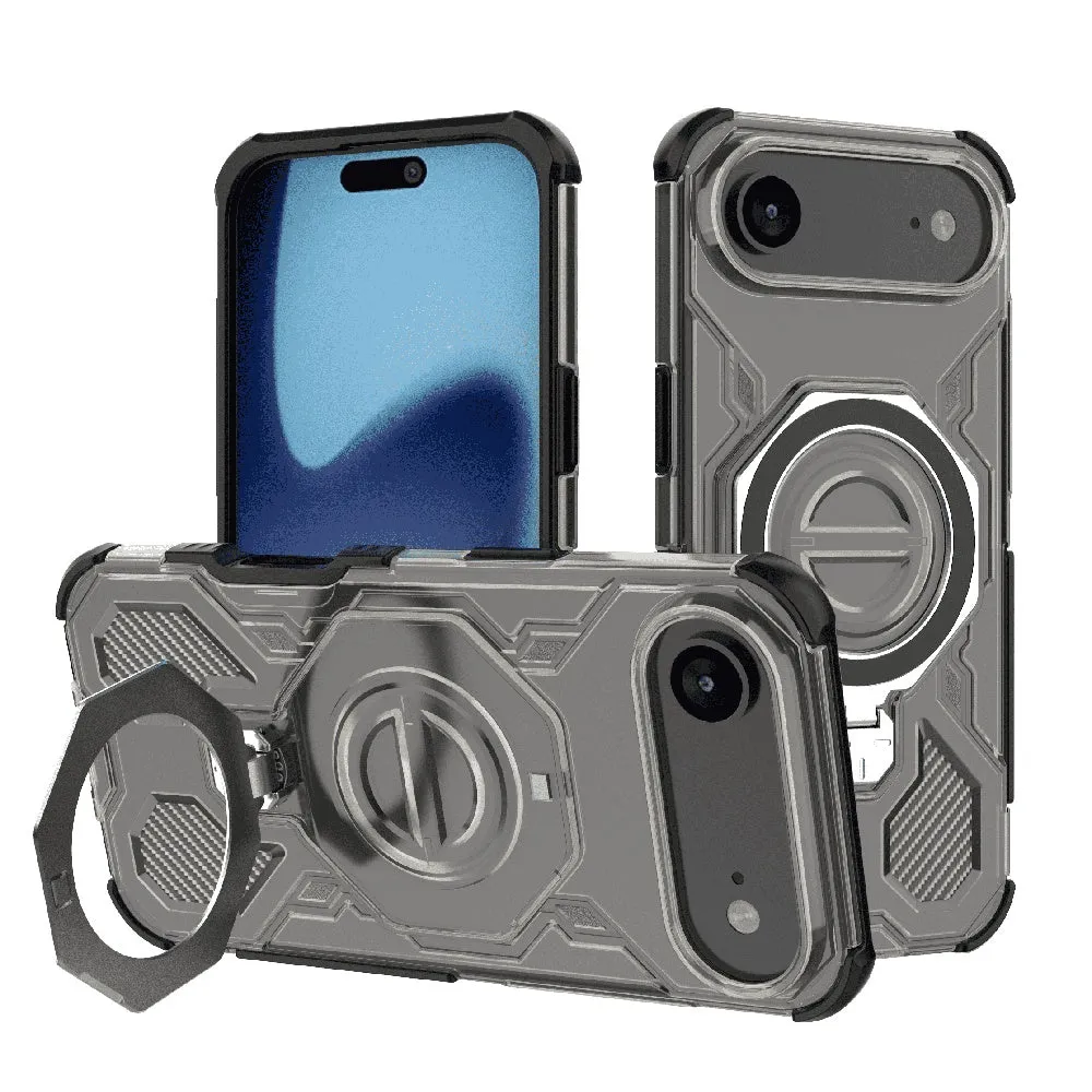 Custodia per Apple iPhone 17 Air, Techsuit, Carbon Shield Pro, Fumè - immagine 1