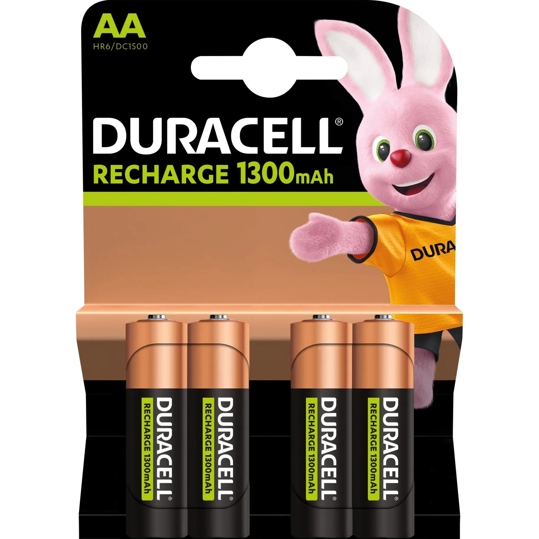4 LR06 1300mAh Batteria ricaricabile Nichel-Metallo Idruro (NiMH) - immagine 1