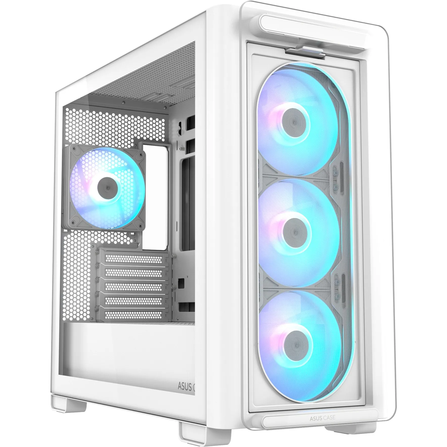 A23 PLUS TG ARGB WHITE Micro Tower Bianco, Chassis Tower - immagine 1