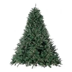 Albero Natale SERLES Verde (PVC e PE - H240 D170 cm) 0974247 - immagine 1