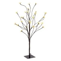 Albero luminoso Marrone luce fissa (H90 D50 cm) ARTIFICIO 600 luci - MICROLED Bianco caldo IP20 0974576 - immagine 1