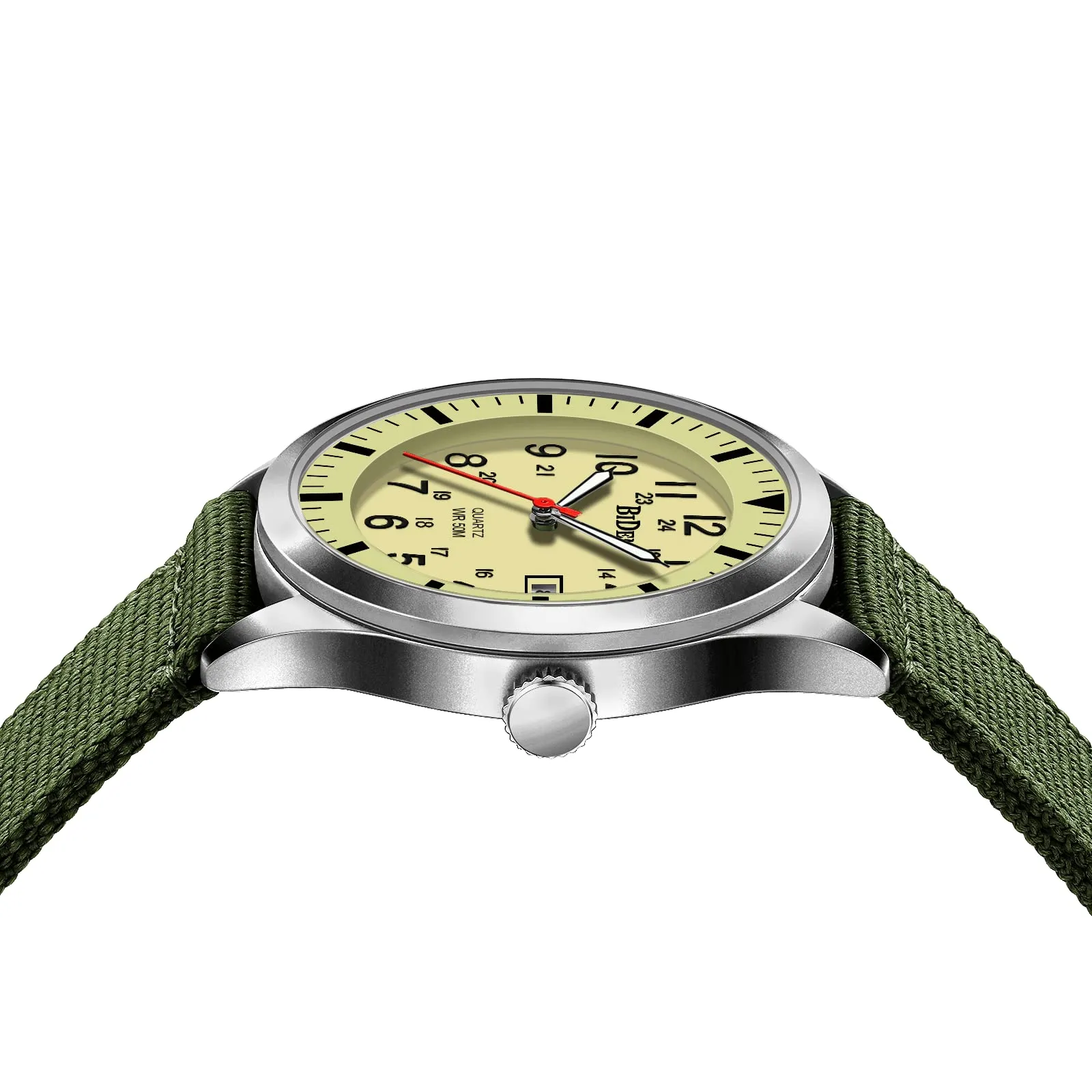 HANPOSH Orologio Uomo Analogico al Quarzo Impermeabile in Pelle - immagine 5