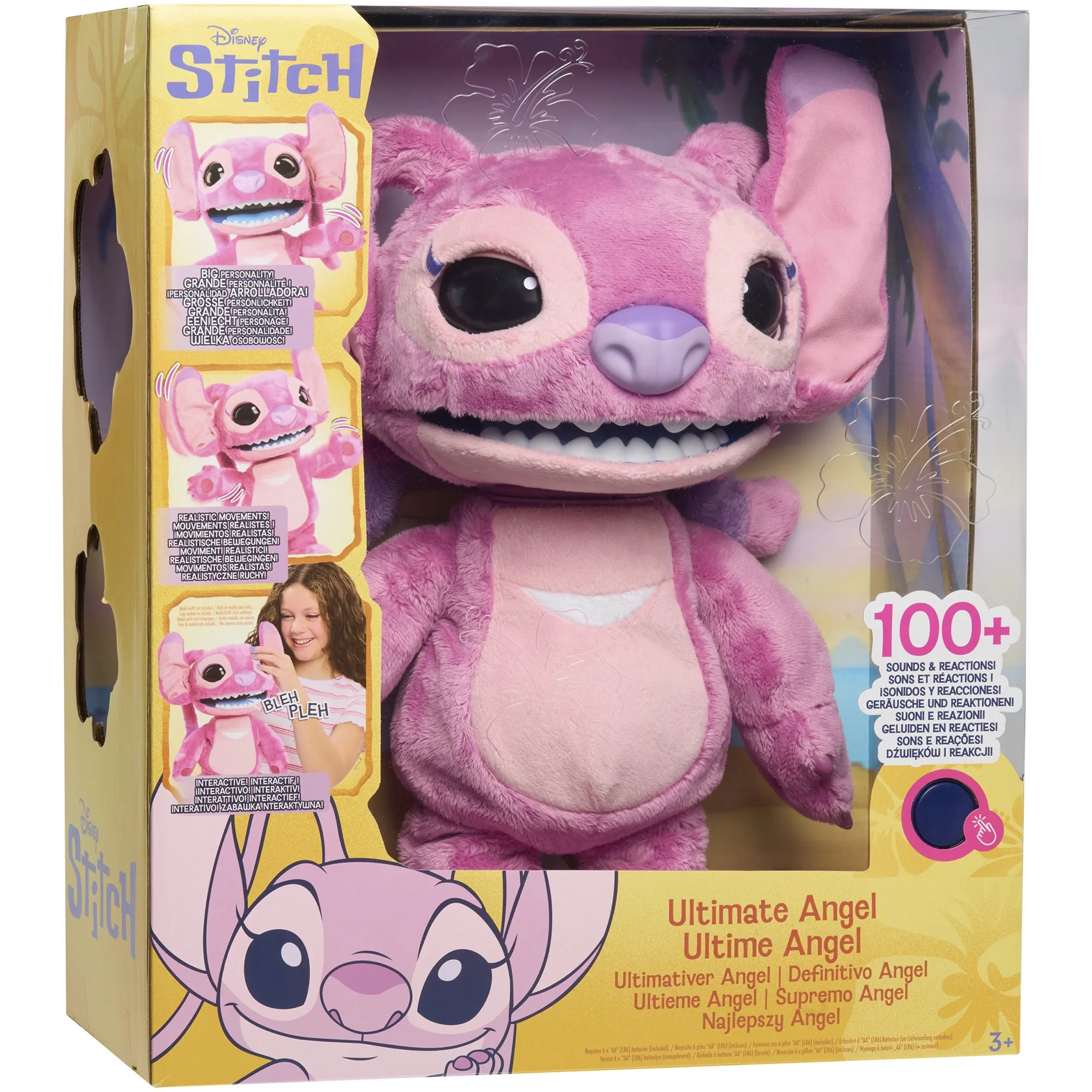 Disney Stitch Ultimate Angel, Peluche animali - immagine 1