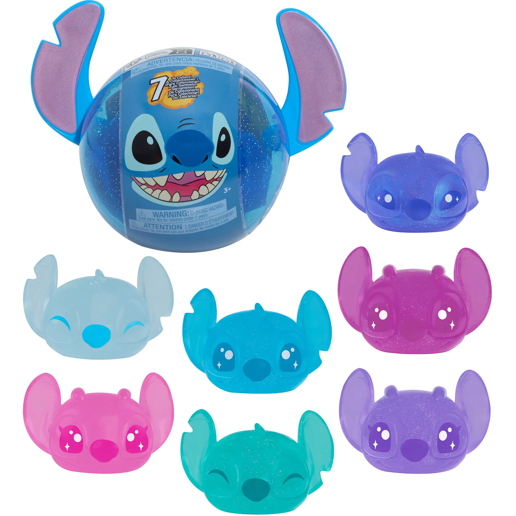 Disney Stitch Squish-A-Stitch Figura Capsule Cieca, Gioco figura - immagine 1