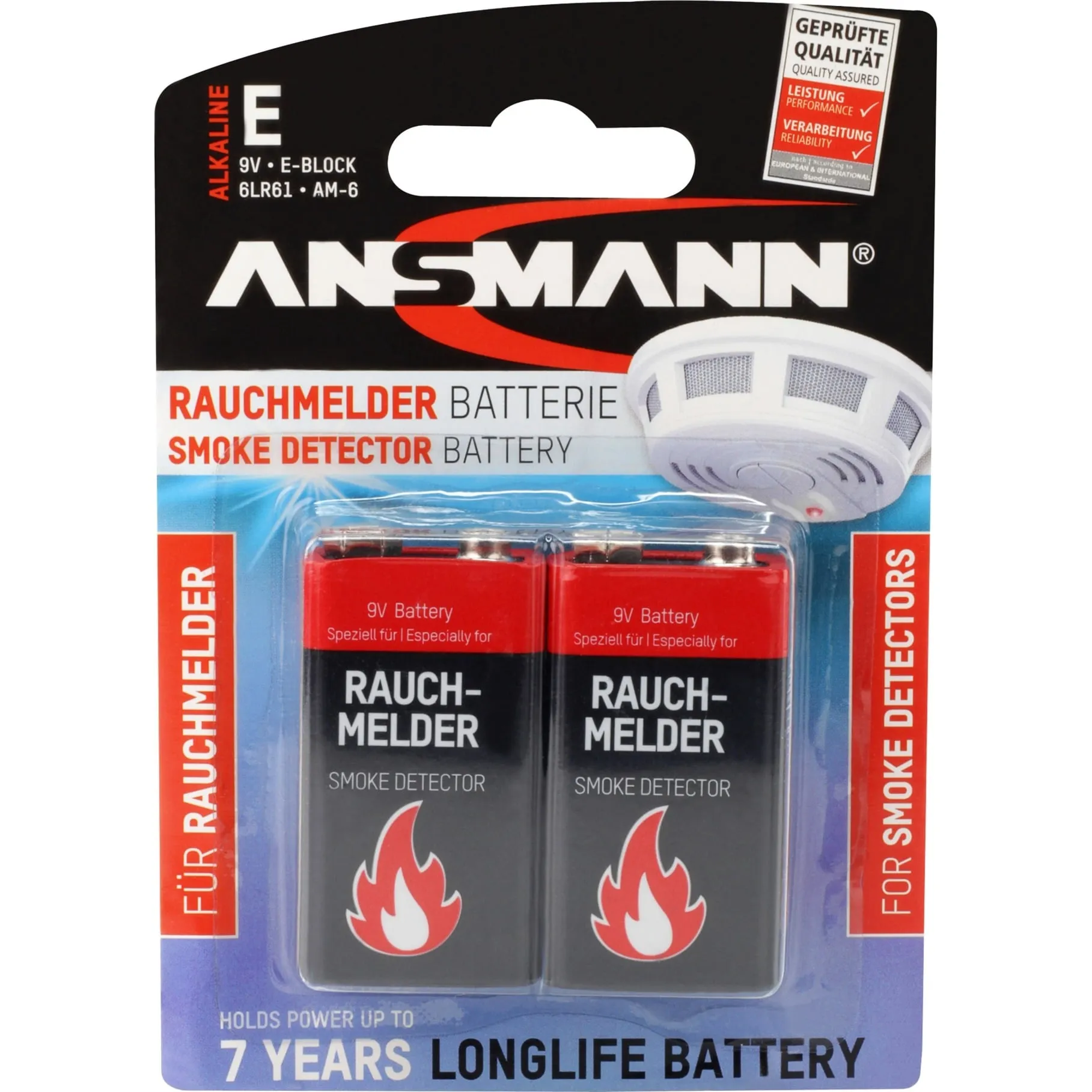 1515-0006 batteria per uso domestico Batteria ricaricabile 9V Alcalino - immagine 1
