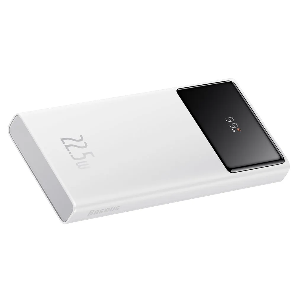 Batteria Esterna Baseus Star Lord, 10000mAh, 22.5W, QC + PD, 1 x USB-C - 2 x USB-A, Bianca PPXJ100002 - immagine 1