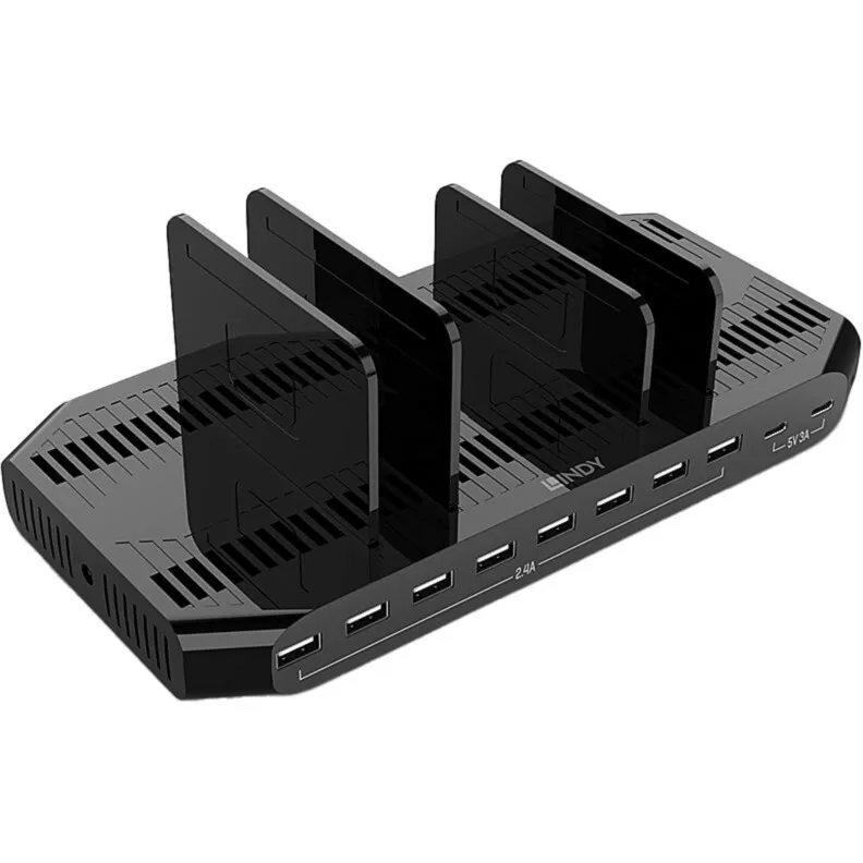 73435 Caricabatterie per dispositivi mobili Smartphone, Tablet Nero AC Ricarica rapida Interno, Stazione di ricarica - immagine 1