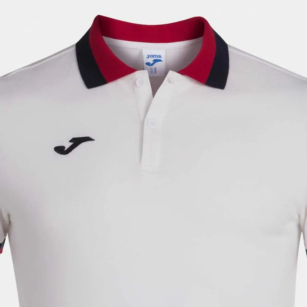 Joma Polo a Maniche Corte Comfort II, Bianco, XL Unisex-Adulto - immagine 4