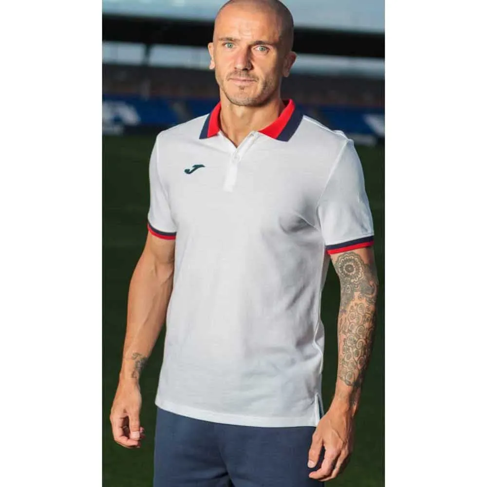 Joma Polo a Maniche Corte Comfort II, Bianco, XL Unisex-Adulto - immagine 6