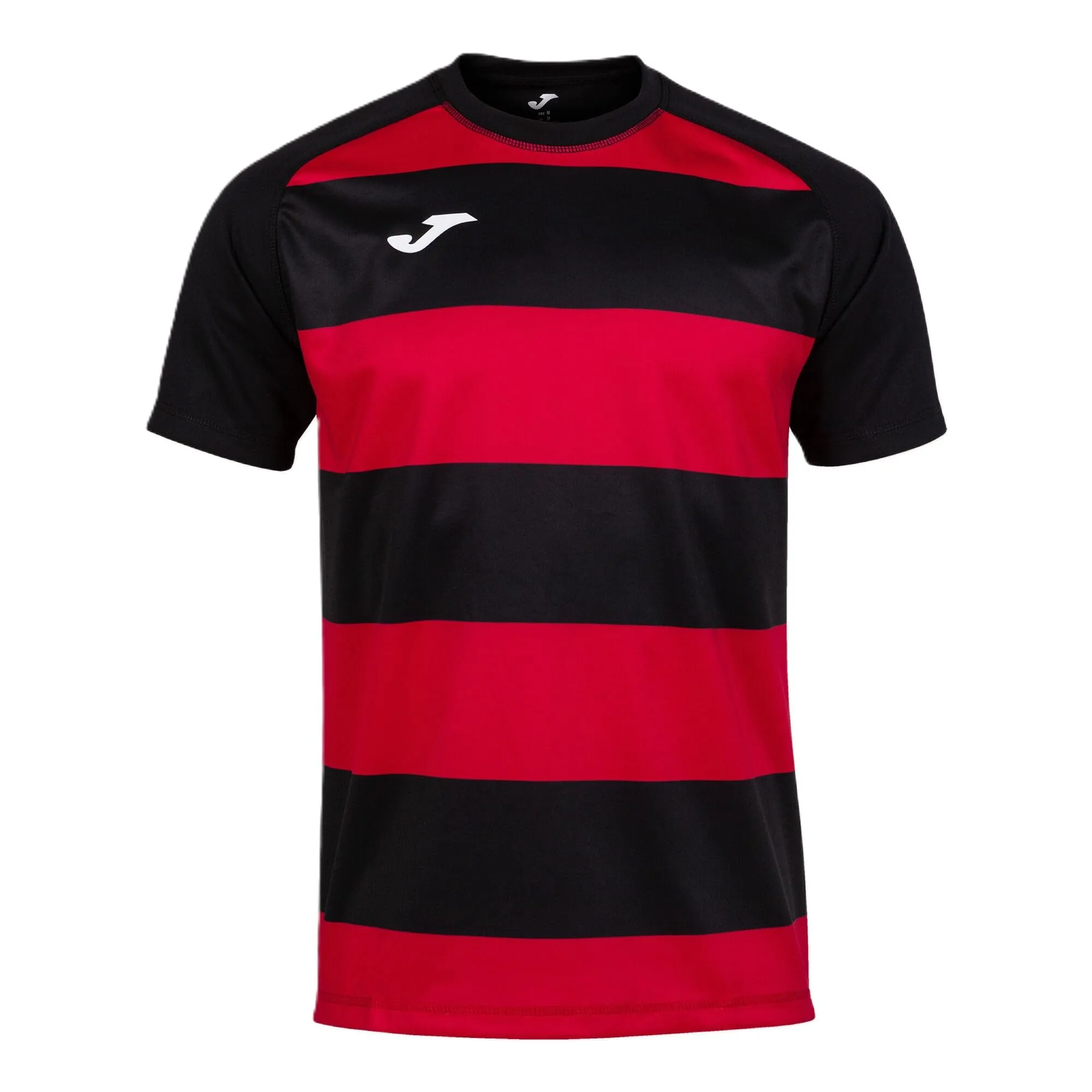 Joma Maglietta a Maniche Corte Prorugby II, Nero Rosso, 3XL Unisex-Adulto - immagine 1