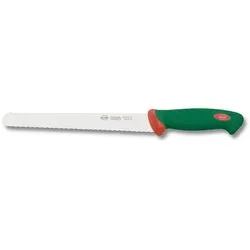 Coltello pane lama(24cm) Inox PREMANA PROFESSIONAL Verde e Cromo 302624 B - immagine 1