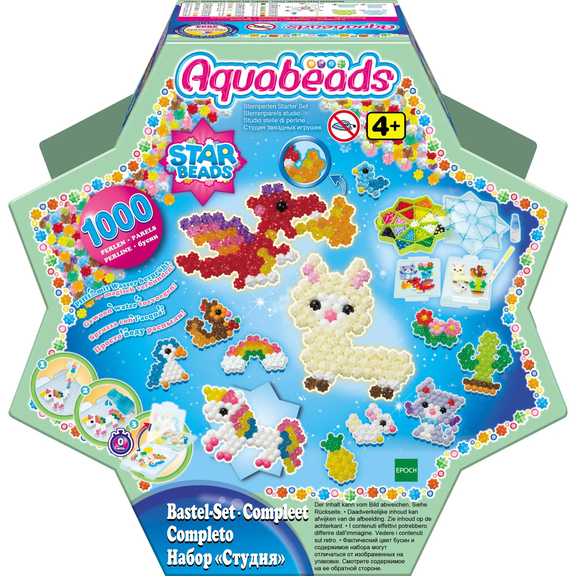 Aquabeads Set di avvio perline a stella, Bricolage - immagine 1
