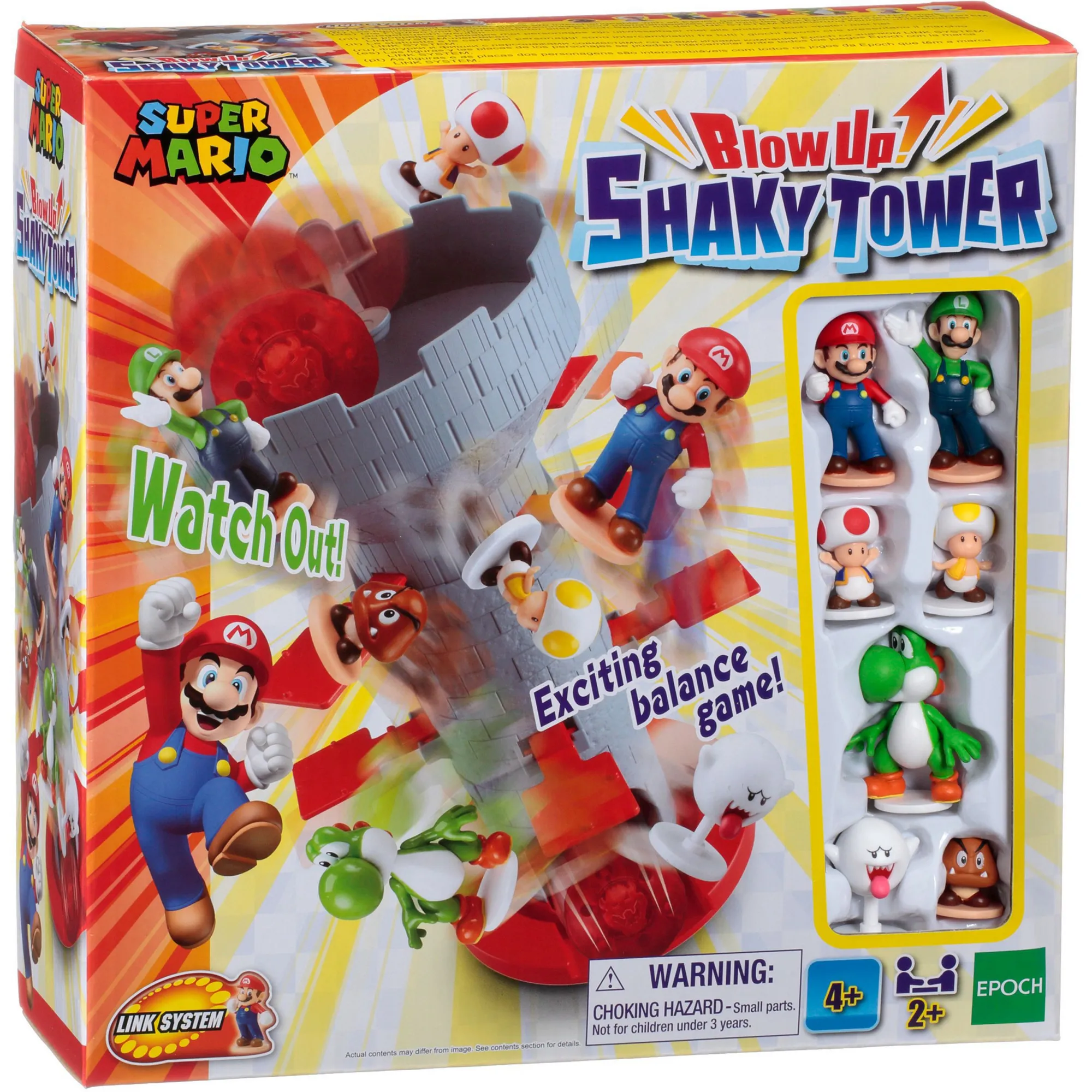 Super Mario Blow Up! Gioco da tavolo Torre Instabile, Gioco di abilità - immagine 1