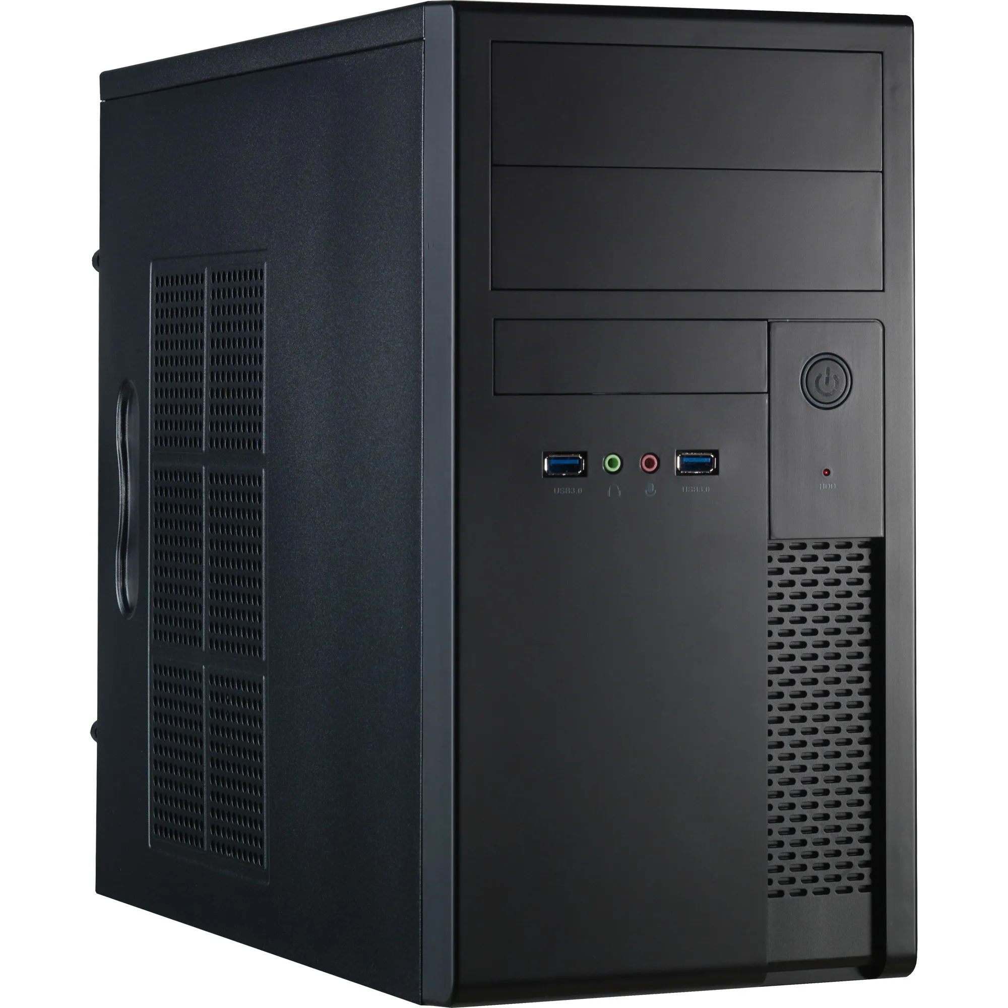 XT-01B-350GPB computer case Mini Tower Nero 350 W, Chassis Tower - immagine 1