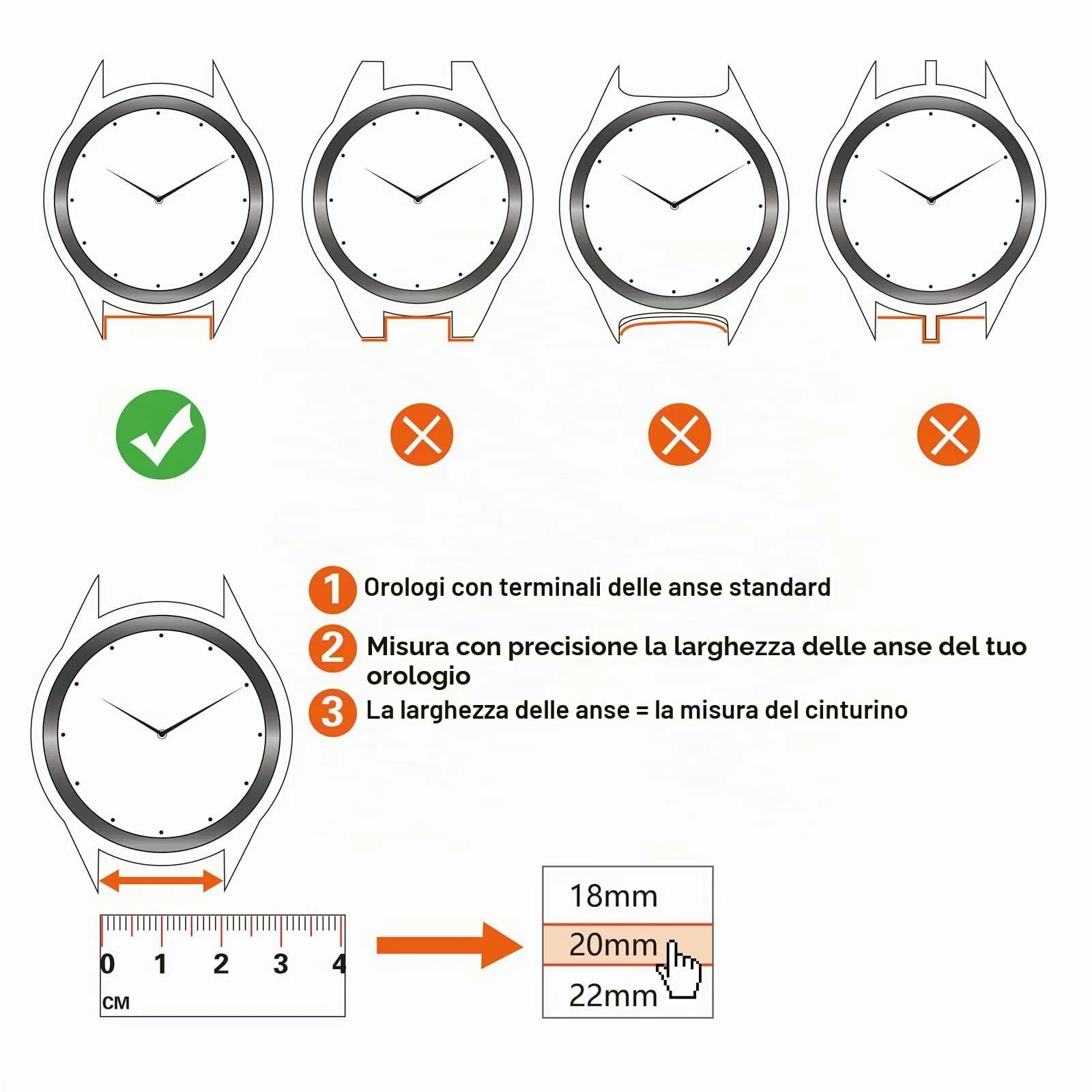 ANNEFIT Cinturini per Orologi in pelle Vintage, Cinturino 22mm a Sgancio Rapido per Uomo e Donna (Verde) - immagine 6