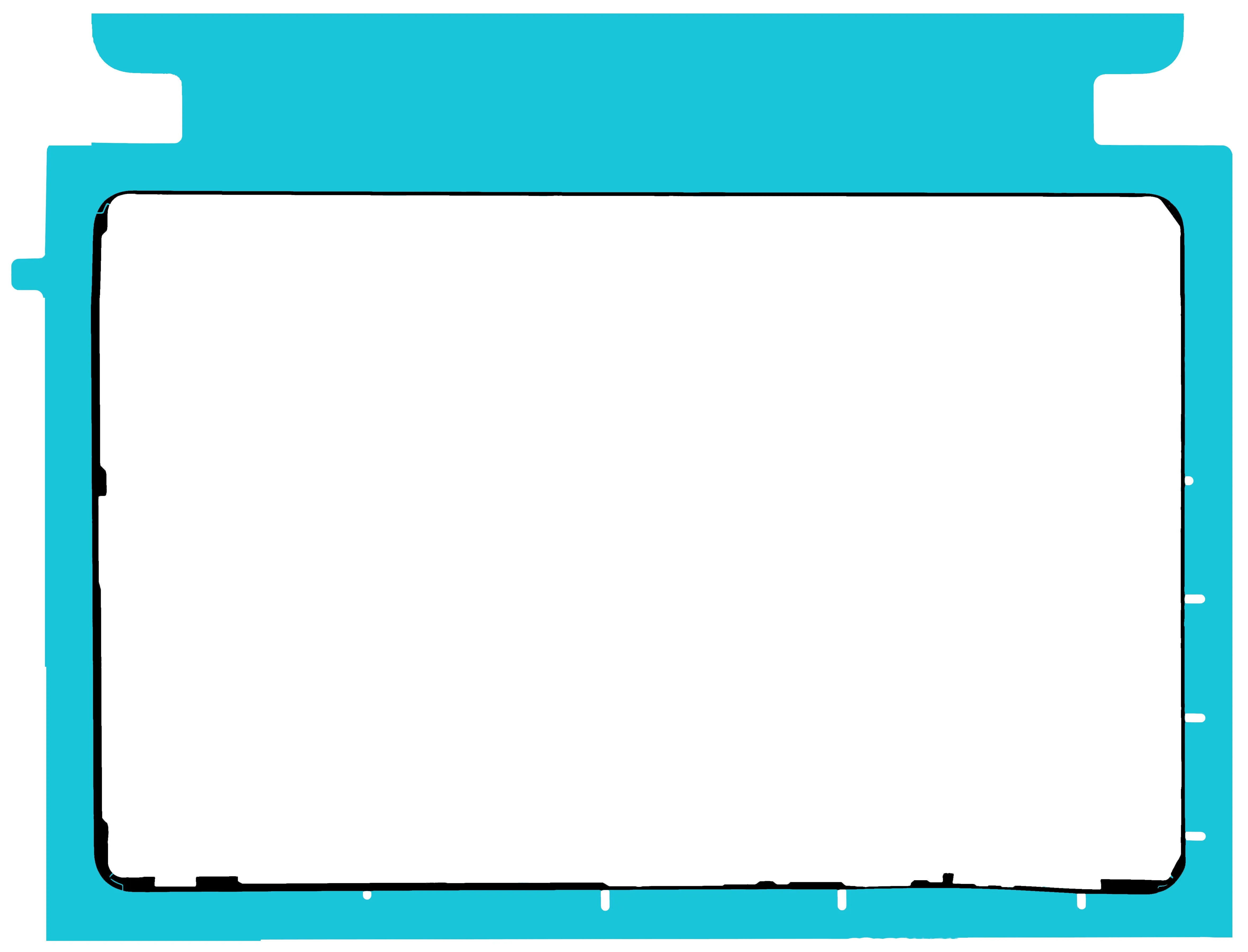 Adesivo Display Honor Pad 10, Service Pack 9706ACGQ - immagine 1