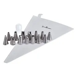 Sacco decoratore dolci 1 pz (27cm) con 14 beccucci PASTICCERIA DI PRECISIONE IGINIO MASSARI Bianco 3527 - immagine 1