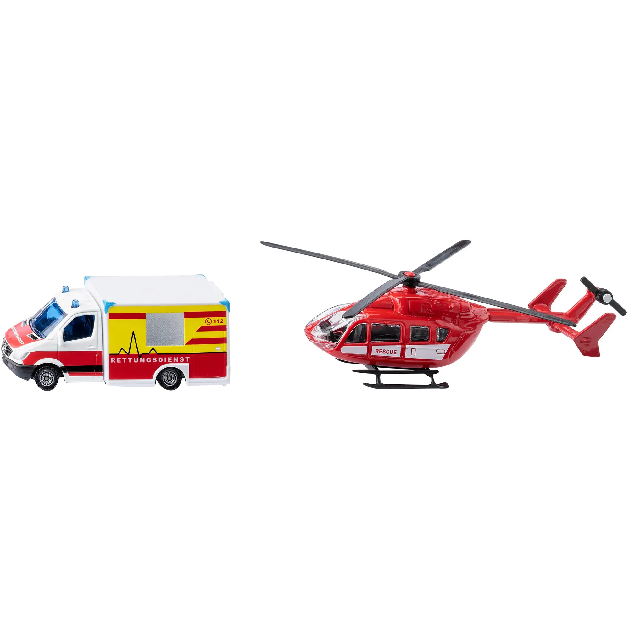 SUPER Mercedes-Benz ambulanza e elicottero, Veicolo modello - immagine 1