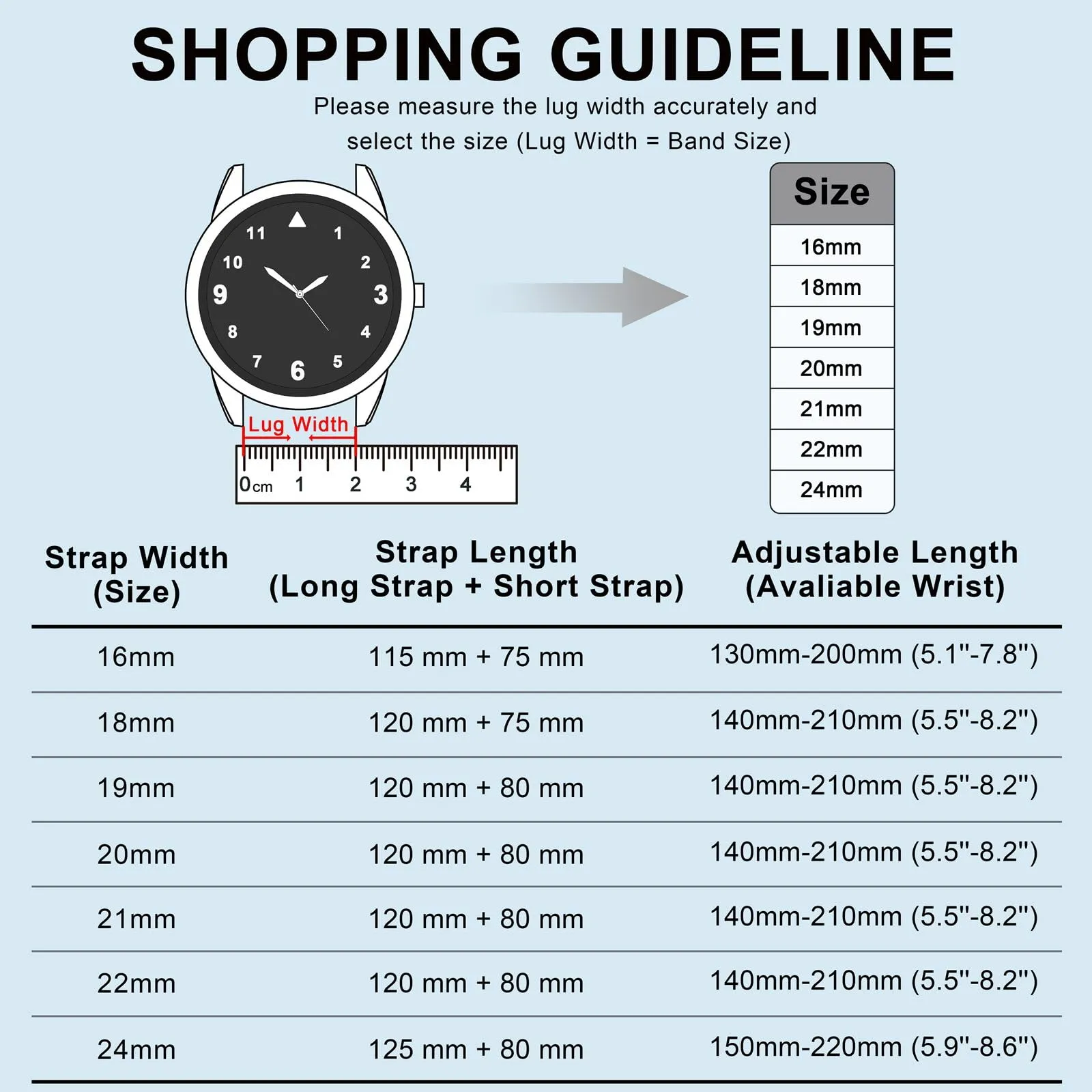 Anbeer 20mm Cinturini per Orologi in Silicone per Uomo Donna, Cinturini di Ricambio in Gomma a Sgancio Rapido - immagine 5