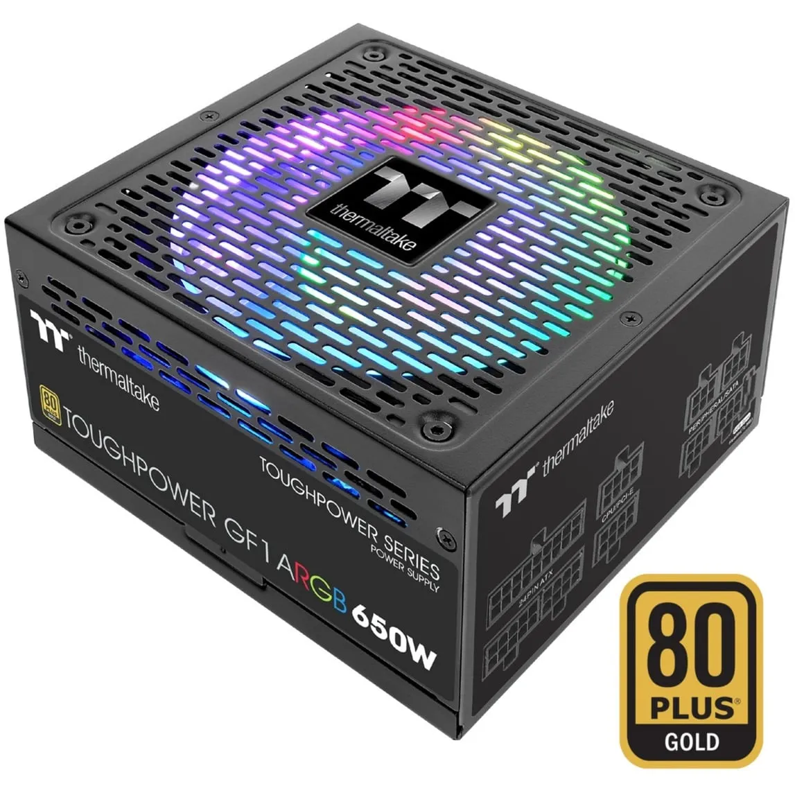 PS-TPD-0650F3FAGE-1 alimentatore per computer 650 W 20-pin ATX ATX Nero, Alimentatore PC - immagine 1
