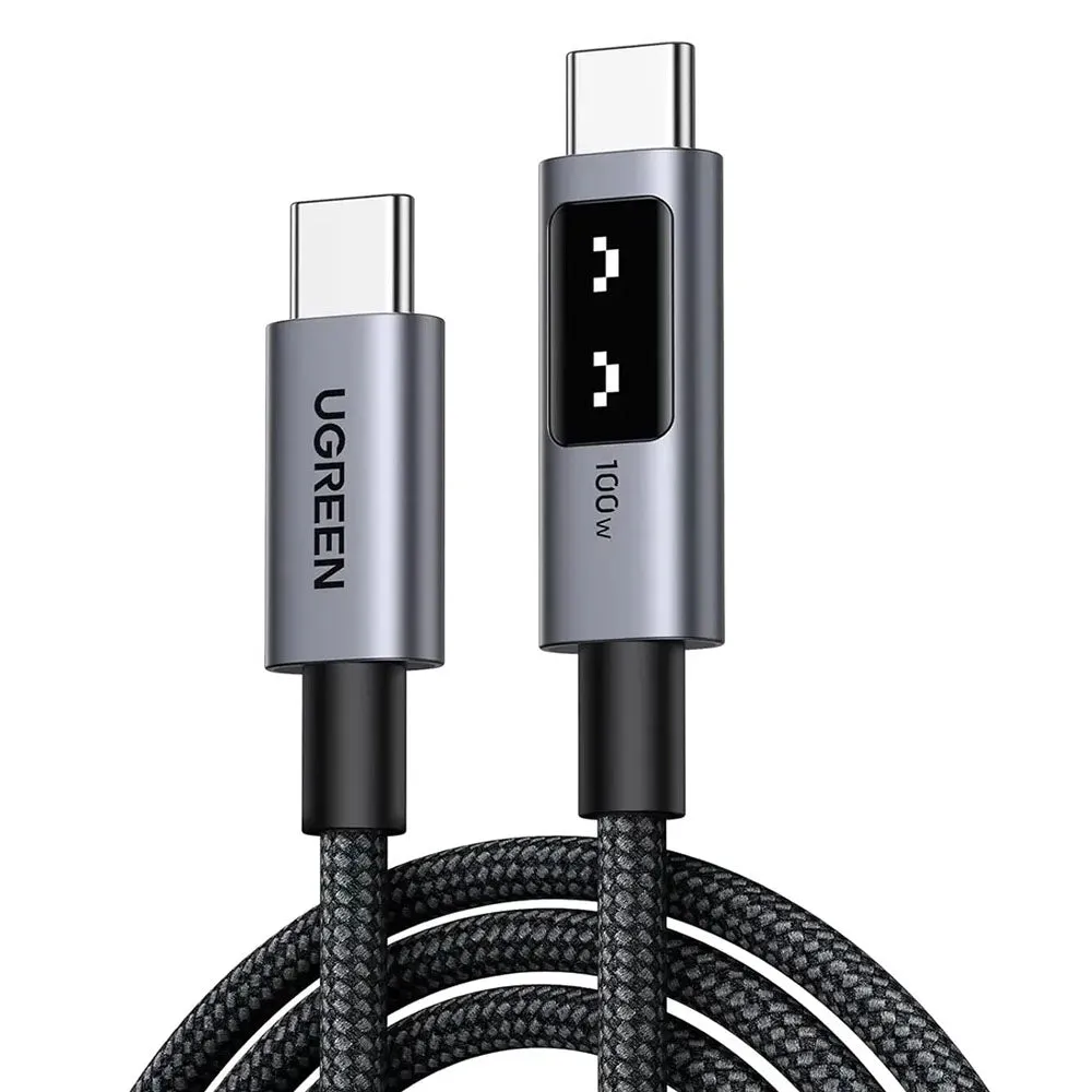 Cavo Dati e Ricarica USB-C - USB-C UGREEN L509, 100W, 1m, Grigio - immagine 1