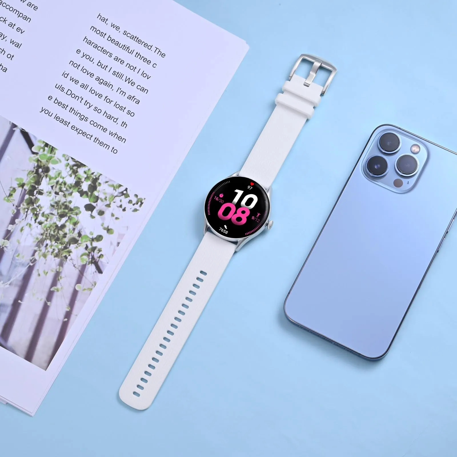 Anbeer 24mm Cinturini per Orologi in Silicone per Uomo Donna, Cinturini di Ricambio in Gomma a Sgancio Rapido - immagine 2