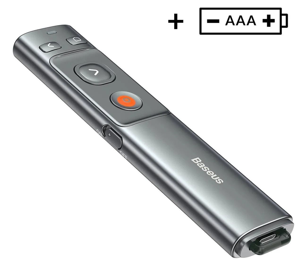 Presenter Wireless Baseus Orange Dot, Grigio ACFYB-0G - immagine 1