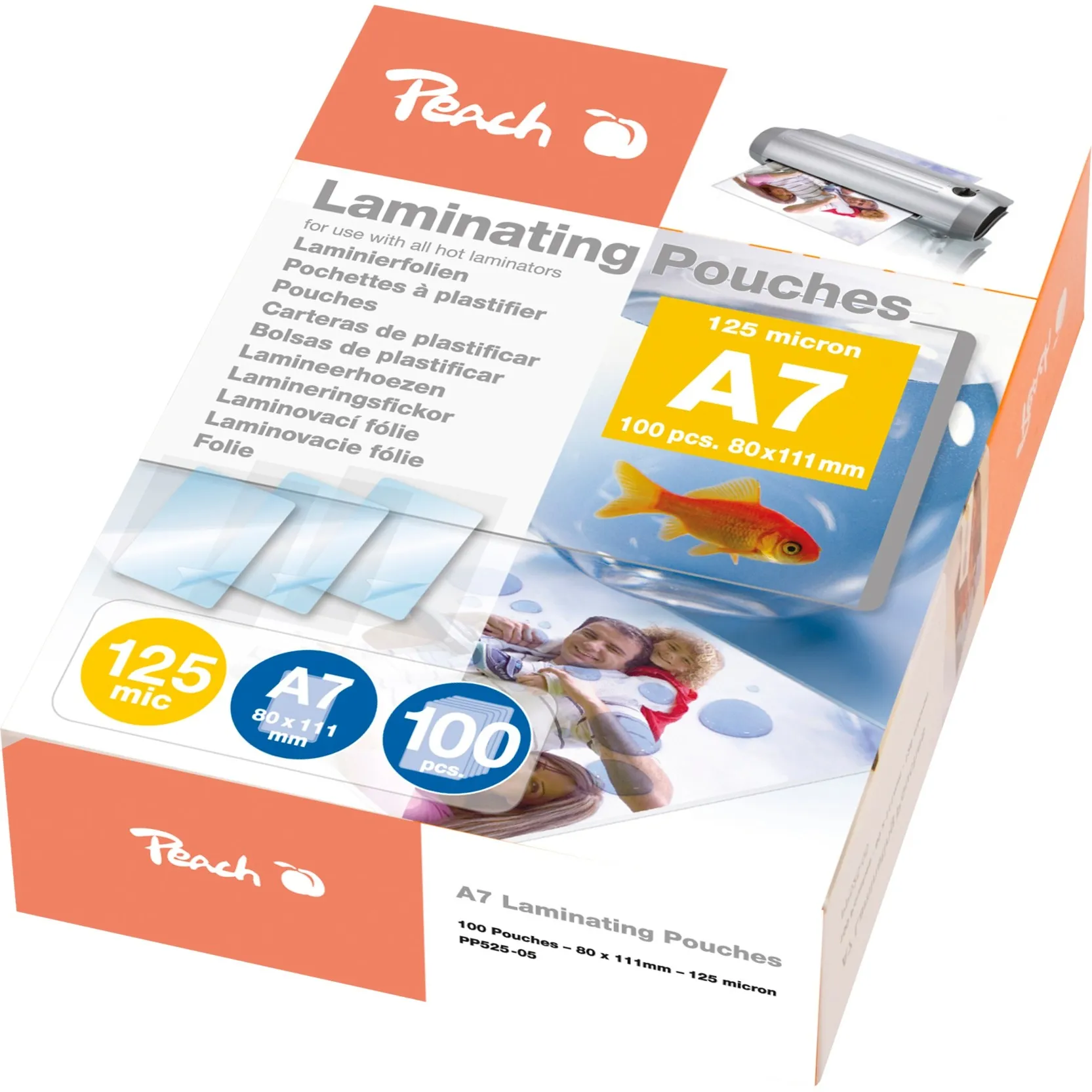 PP525-05 pellicola per plastificatrice 100 pz, Film - immagine 1