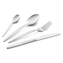 Set posate tavola 24 pz Inox 18/0 DAY Cromo lucido COF24DAY - immagine 1