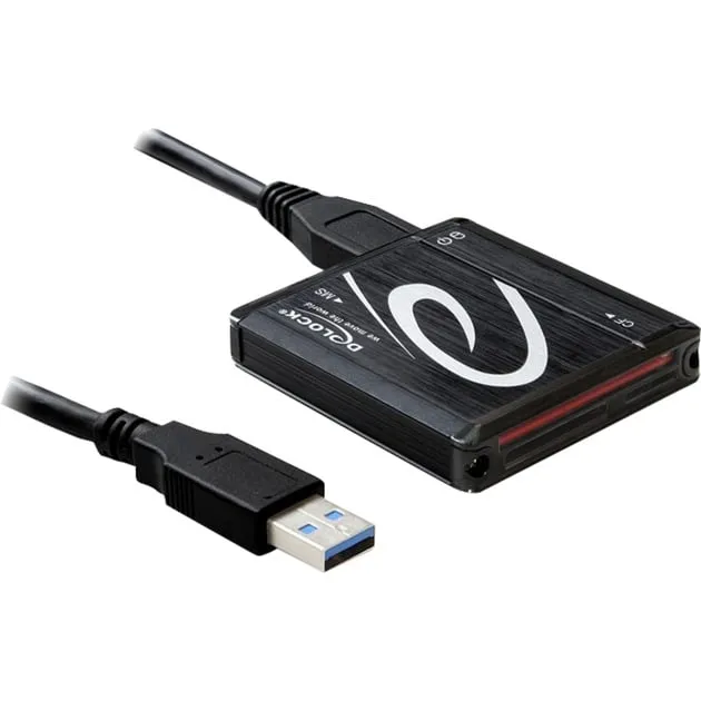 USB 3.0 Card Reader All in 1 lettore di schede USB 3.2 Gen 1 (3.1 Gen 1) Nero - immagine 1
