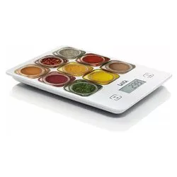 Bilancia cucina Bianco e Multicolor KS1040W 5 Kg - immagine 1