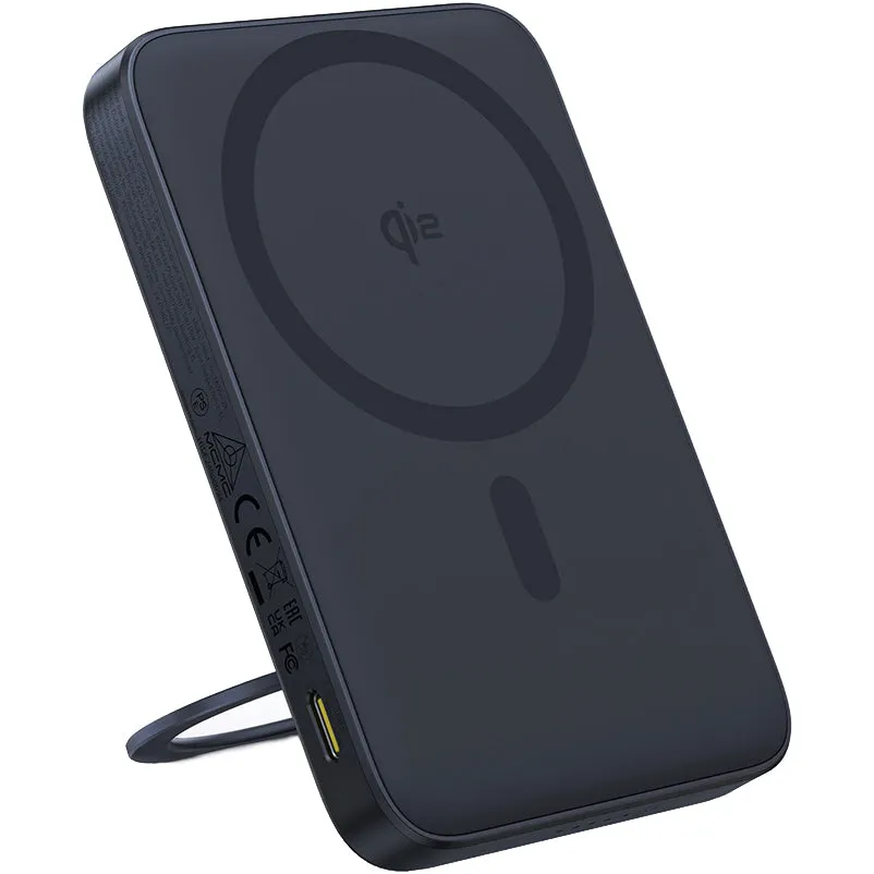 Batteria Esterna Wireless Baseus PicoGo, 5000mAh, 20W, PD + FQI, 1 x QI - 1 x USB-C, Nera P10076802123-00 - immagine 1