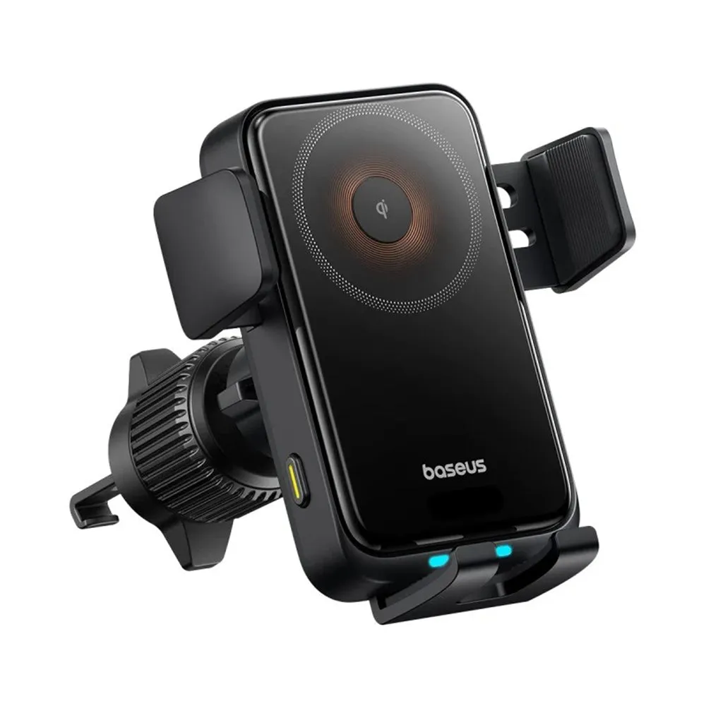 Caricabatterie Auto Wireless Baseus Wisdom Pro Vent, 15W, 1.67A, Nero C40381501123-00 - immagine 1
