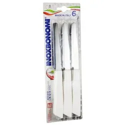 Set coltelli 6 pz lama dentata (11cm) Bianco 30006BSC - immagine 1